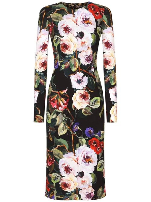 multicolour stretch-silk floral print Dolce & Gabbana | F6GAVTFSA56HN4YA